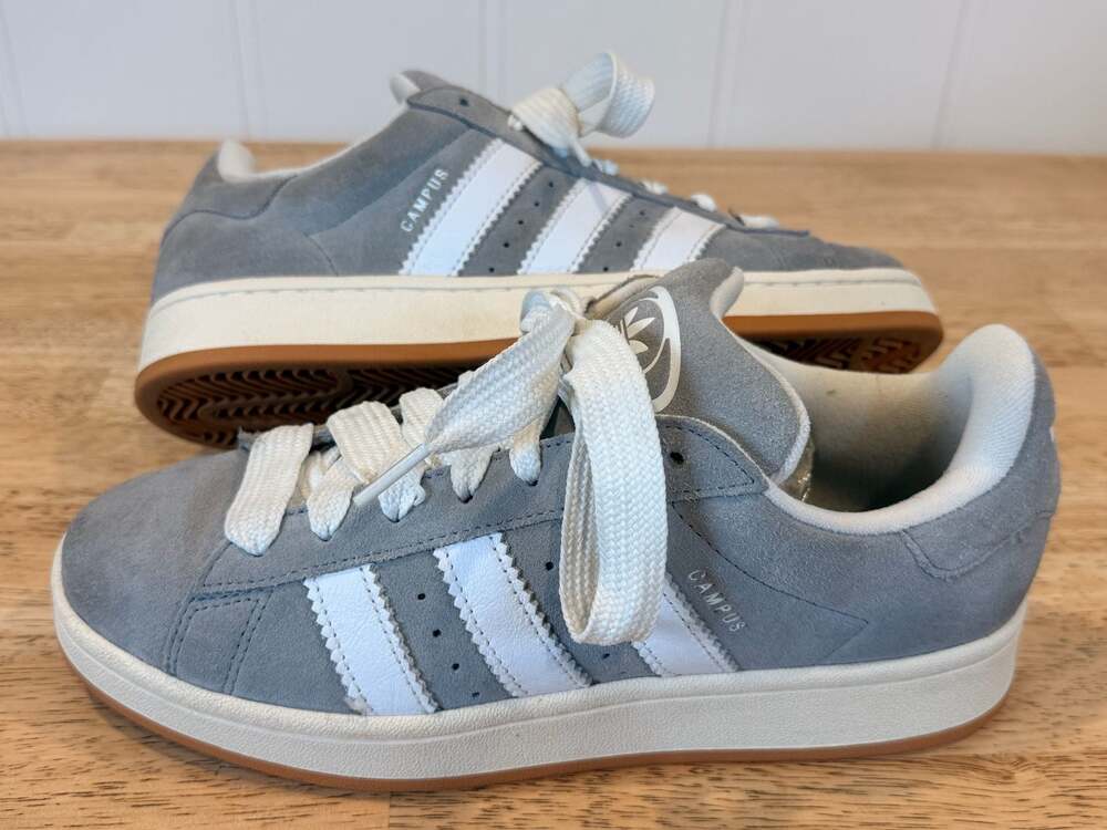 Adidas Campus 00s Grey White Gum Sneakers Men’s Size 8